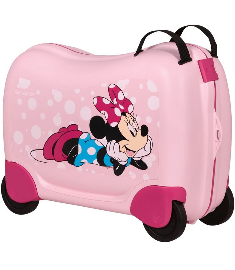 Detský cestovný kufor/odrážadlo Samsonite Dream2GO Disney Minnie glitter suitcase 56C*001 (145048)