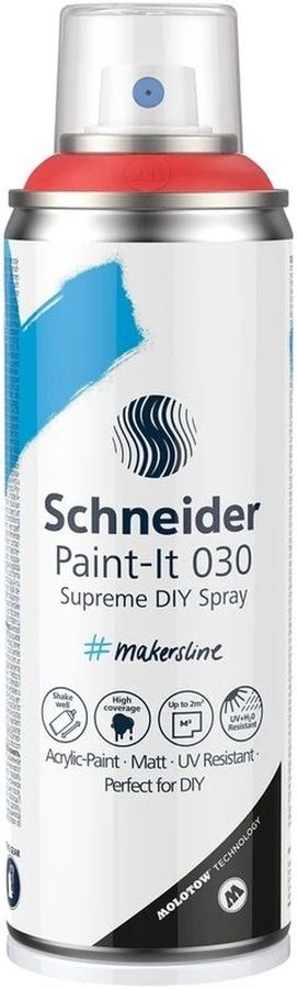 Schneider Paint-it 030 Akrylový sprej - ML03050124 - červený