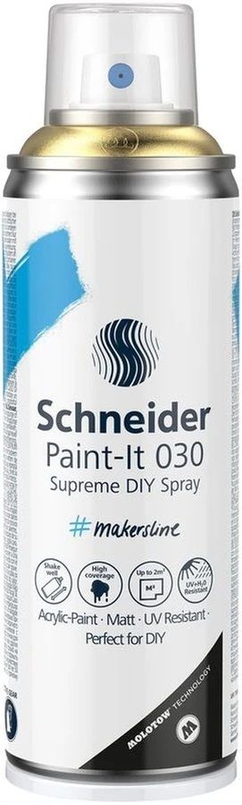 Schneider Paint-it 030 Akrylový sprej - ML03051066- zlatý metalický