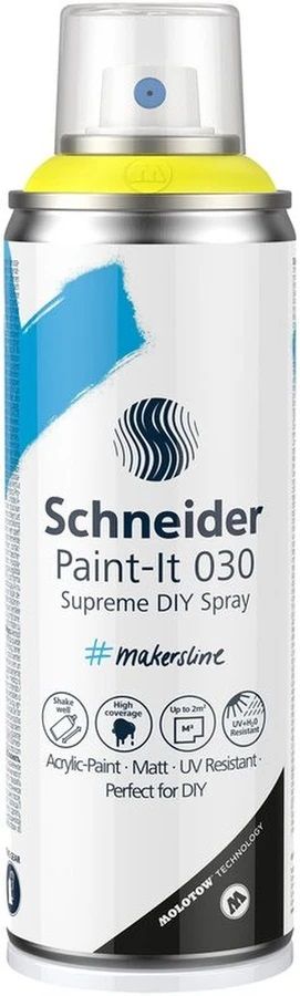 Schneider Paint-it 030 Akrylový sprej - ML03052062 - žltý pastel